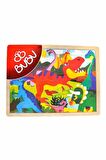 BuBu Ahşap Puzzle 40x30 cm 24 Parçalı