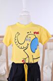 Yazlık Erkek Şort Tshirt Takım 02041 