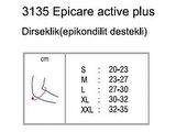 Orthocare 3135/XLARGE Epikondilit Destekli Dirseklik Tenisçi Golfçü Dirs