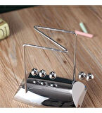 Kişiye Özel Newton Denge Topları Büyük Boy Newtons Cradle