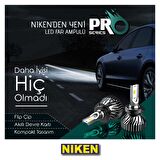 H11 led xenon far aydınlatma seti şimşek etkili niken pro 8000lm