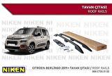 Peugeot rifter tavan çıtası port bagaj siyah kısa 2019+