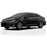 Toyota corolla cam kenar alt çıtası kromu 8 parça 2019+