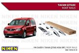 Vw caddy maxi tavan çıtası port bagaj taşıyıcı gri