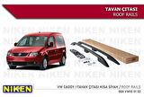 Vw caddy maxi tavan çıtası port bagaj taşıyıcı siyah