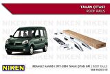 Renault kango 2 maxi tavan çıtası port bagaj taşıyıcı gri2008+