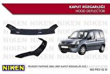 Peugeot partner kaput rüzgarlığı koruyucu 2004 / 2009
