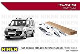 Fiat doblo tavan çıtası port bagaj taşıyıcı gri 2001 / 2010