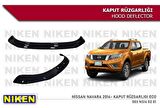 Nissan navara kaput rüzgarlığı koruyucu 2015+ np300