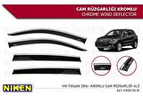 Vw tiguan cam rüzgarlığı kromlu 2016+ niken