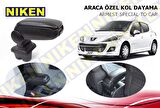 Peugeot 207 kol dayama kolçak vidasız konsol niken