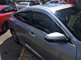 Honda civic fd6 uyumlu cam rüzgarlığı kromlu 2007+ niken