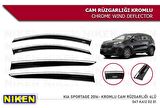 Kia sportage cam rüzgarlığı kromlu 2016+ niken