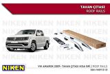 Vw amarok tavan çıtası port bagaj taşıyıcı gri