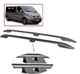 Renault trafic tavan çıtası port bagaj taşıyıcı uzun siyah 2001 / 2014