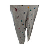 Kız Çocuk Baskılı %100 Pamuk Tayt – Esnek, Rahat ve Günlük Kullanıma Uygun