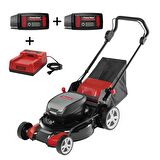 Oregon LM400 Akülü Çim Biçme Makinası 2x6.0 Ah Akü+C750