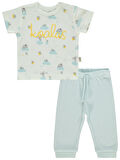Bebetto Erkek Bebek Pijama Takımı 3-18 Ay Mavi