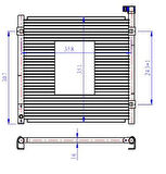 Honda Klima Radyatoru Honda CIVIC 1996 2001 Hrv 1996 2000 Rover 400 - Kale 386700