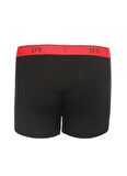 Ds Damat Siyah - Gri Erkek Boxer DS Damat Comfort 2 li Boxer Pırlant