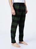 Ds Damat Haki Erkek Ekoseli Pijama Alt