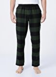 Ds Damat Haki Erkek Ekoseli Pijama Alt