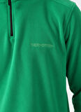 Thermoform Düz Yeşil Erkek Polar Sweatshirt HZTP19042