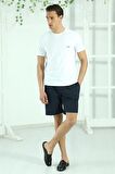 Ds Damat Waffle Şort T-shirt Takım LACİVERT