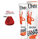 ONİX TÜP SAÇ BOYASI & NO:8/66 AÇIK KONTRAST KIZIL