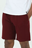 Ds Damat Waffle Şort T-shirt Takım BORDO