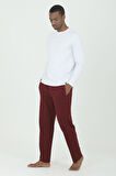 Ds Damat Waffle 3'lü Rob Pijama Set BORDO
