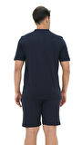 Ds Damat Regular Fit Cotton Şort Takım K.LACİVERT