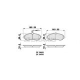 Psa On Fren Balatası Scudo III Jumpy III Expert III 2.0i / 1.6hdi 90 / 2.0hdi 120 / 2.0hdi 140 / 2.0i 01 - Braxıs Ab0083