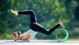 Gymo Pro Series Yoga Tekerleği Egzersiz Çemberi 33cm Pembe x Mor