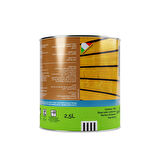 Woodsol Latygrund Dış Mekan Yarı Şeffaf Renkli Ahşap Astar 1559 Oak 2.5 l