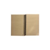 Tokaç 16x23 Kraft Spiralli Defter 100 Yp. Kareli