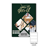 Gen-Of GK-2003 Laser Etiket 210x99 100 Sayfa (300 Etiket)