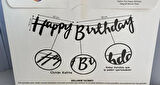 Kaligrafik El yazısı Happy Birthday RETRO El yazıs