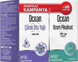 Orzax Ocean Çörek Otu Yağı 60 Kapsül + Krom Pikolinat 90 Kapsül Avantajlı Kampanya