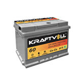 Aku Aku 12v 60 Ah Lb2 (242×175×175) Tam Kapalı Alçak - Kraftvoll 18010006