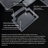 HMDK-12346220 Honda Accord Sedan (2021 - ….)  Havuzlu Universal 3D Plus  Kauçuk Oto Paspas KAHVERENGİ