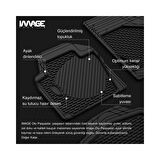 HMDK-12346455 Kia X-Cee'D Hb (2019 - ….)  Havuzlu Universal 3D Plus  Kauçuk Oto Paspas KAHVERENGİ