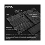 HMDK-12346384 Jeep Renegade Suv (2014 - ….)  Havuzlu Universal 3D Plus  Kauçuk Oto Paspas KAHVERENGİ