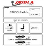 Hakpol - Citroen C4 Hatcback 2010 ve Sonrası Çeki Demiri