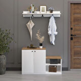 Alsancak Portmanto Ayakkabılık Çok Amaçlı Antre Dolabı