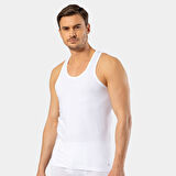 Cacharel Erkek Halter Yaka Spor Atlet 1302/Beyaz