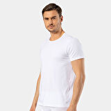Cacharel - Bisiklet Yaka T-shirt 1305/Beyaz