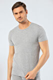 Cacharel - Bisiklet Yaka T-shirt 1305/Gri