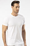 Cacharel Erkek Kısa Kollu T-shirt 1307/Beyaz