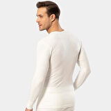 Cacharel - Termal Uzun Kol Bisiklet Yaka 1603/Beyaz